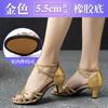 Latin Dance Shoes Women Square Dance Social Soft Sole Waltz Lightweight Shockproof Synthetic Leather Shoes Adults