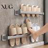 Wall-mounted Towel Rack Self-Adhesive Hand Bar Strong Load-bearing No-drill Easy To Install Bathroom Wall Mounted Hanger Removable