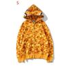 Shark 3D Print Zip Up Hoodie Camo Streetwear Teens