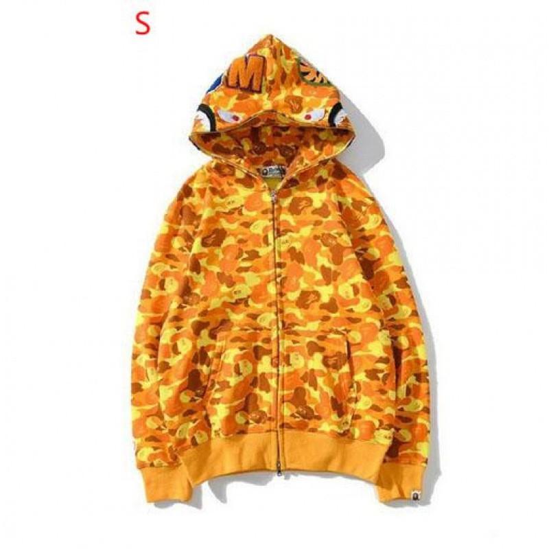 Shark 3D Print Zip Up Hoodie Camo Streetwear Teens