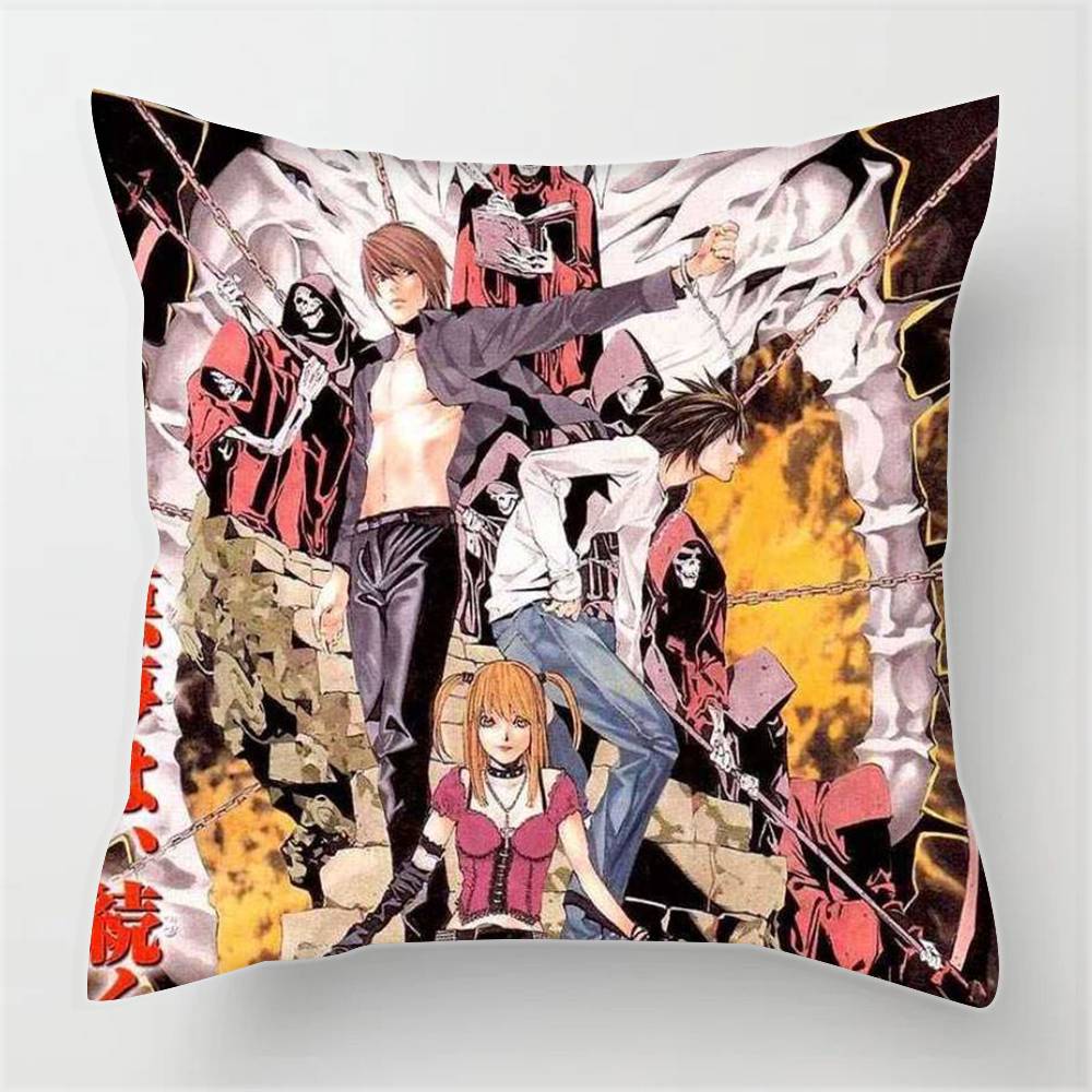 Anime D-DEATH NOTE horror  Pillowcases cushion covers living room sofas home decor gifts