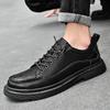 Włoski projektant mody Obuwie męskie Biznesowe buty codzienne Męskie brytyjskie formalne męskie wysokiej jakości wodoodporne buty robocze na zewnątrz
