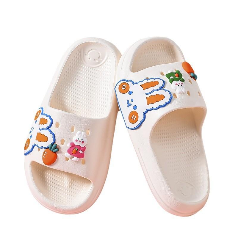Trendy And Fun Eva Slide Slippers For Girls Featuring Rabbit And Astronaut Designs Perfect For All Seasons