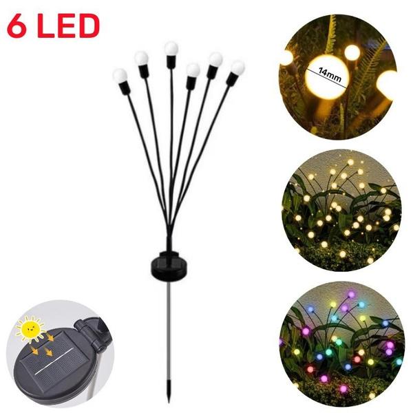 6/8/10 Led Solar Light Outdoor Garden Decoration Landscape Lights Firework Firefly Lawn Lamps Country House Decor Lamp