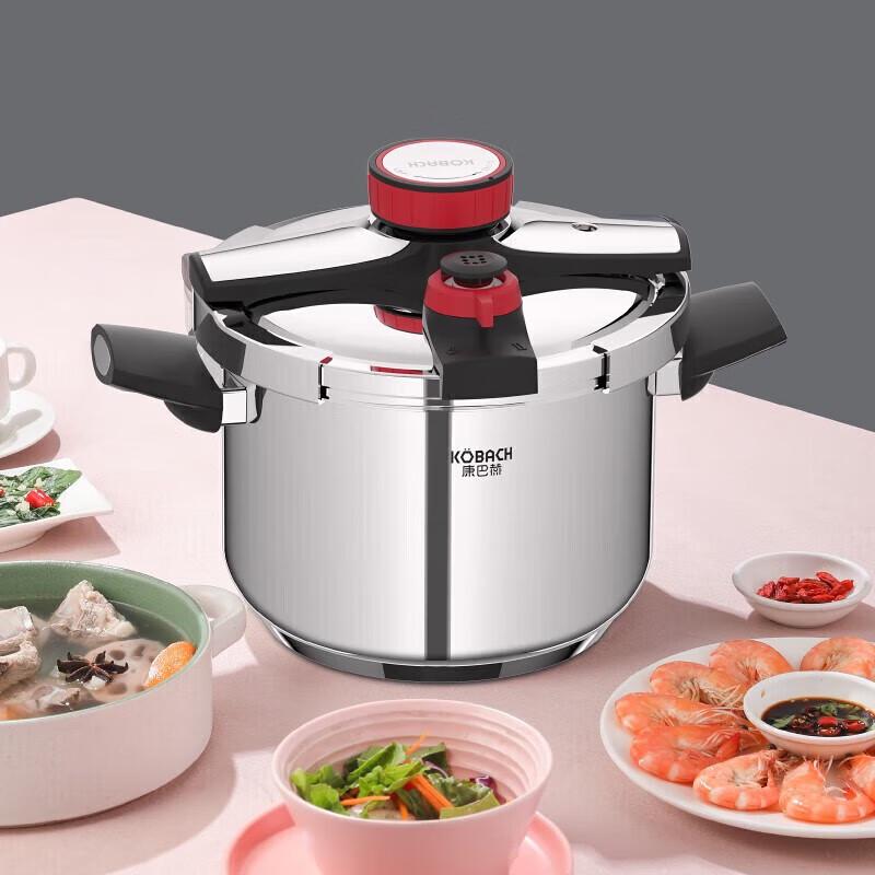 Kumbach Dynamic Dual-Gear Stainless Steel Pressure Cooker