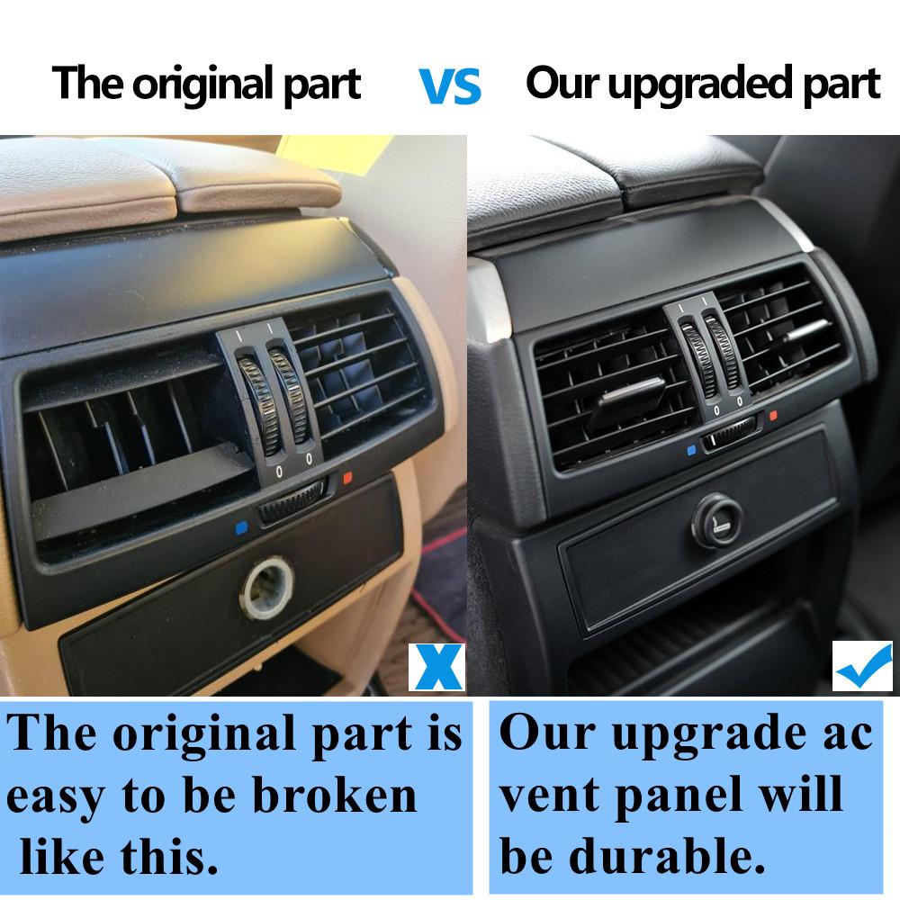 Car Interior Rear AC Air Vent Grille Panel Outlet Cover For BMW X5 X6 E70 E71 E72 2007-2013 64226954953 64226958748