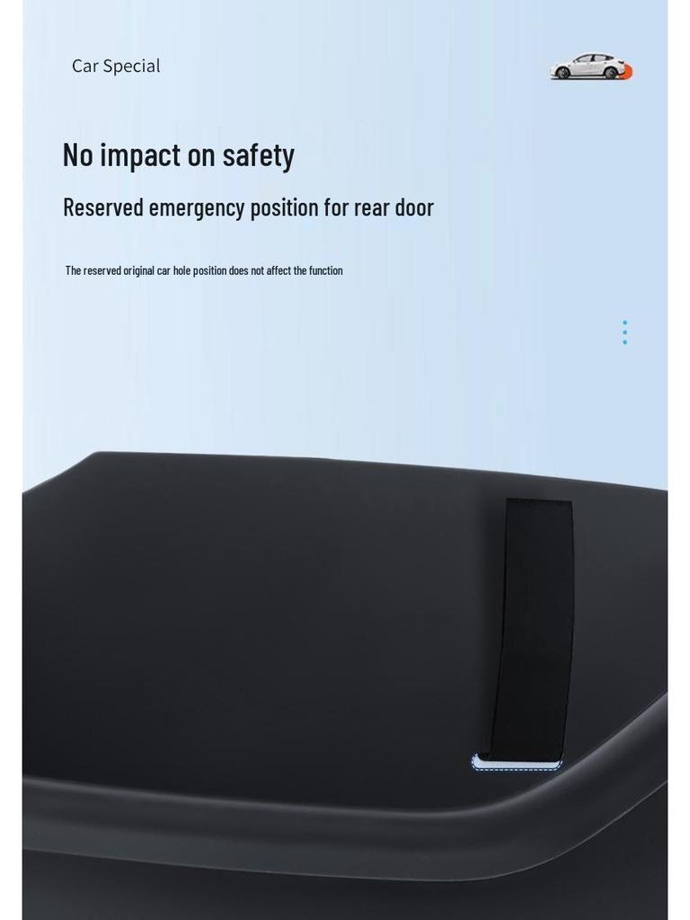Model 3 Door Storage Box Mat for Tesla - TPE Material