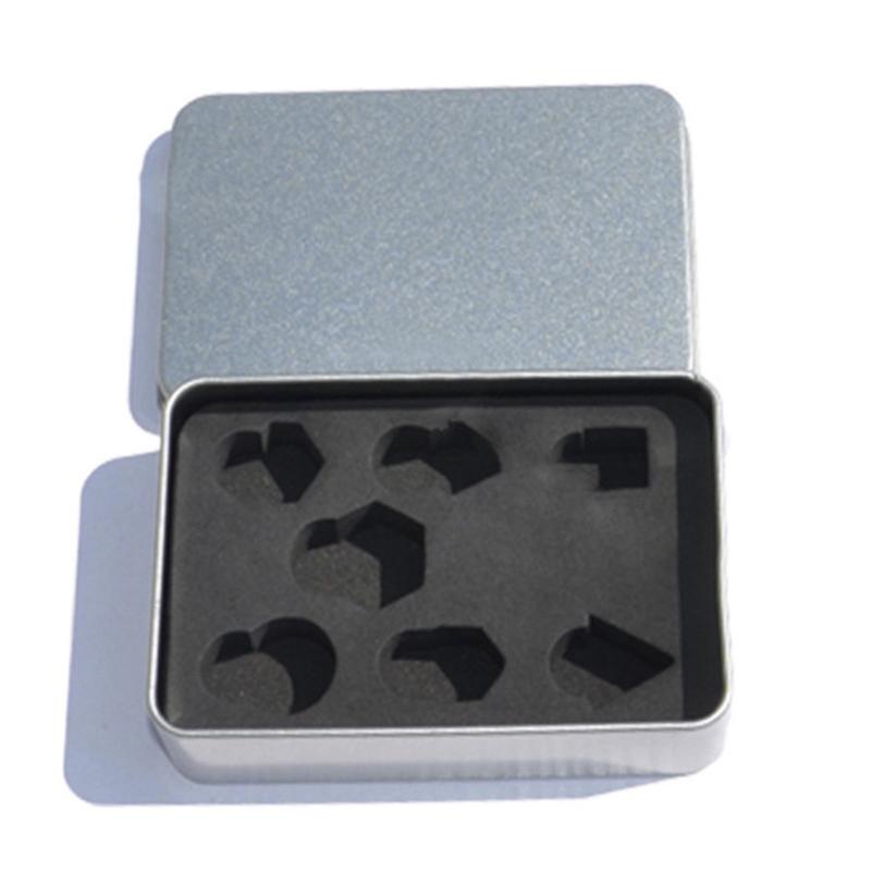 Metal Rectangle Silver Color Playing Cards Storage Box Money Coin Holder Boxes Candy Key Case Business Card Storage Box