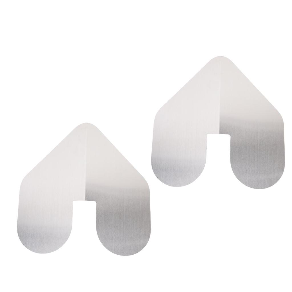Bow Guard for Boat Notched Keel Protector Stainless Steel with Adhesive From Roller Trailer Scuffs