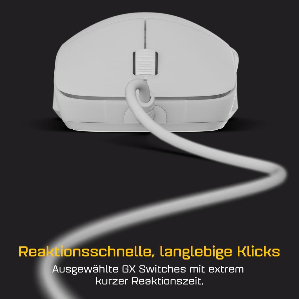 Endgame Gear XM2 8K v2 Gaming Mouse PAW3950 Custom Claw White (Wired, 8,000Hz, 52.5g, Sensor, Grip, Frost, EGG-XM2-8K-V2-WF)