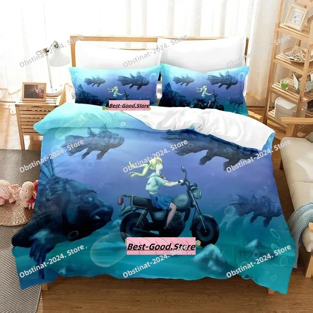 Bakuon!! Bedding Set Single Twin Full Queen King Size Bed Set Adult Kid Bedroom Duvetcover Sets 3D Print Anime Bed Sheet Set