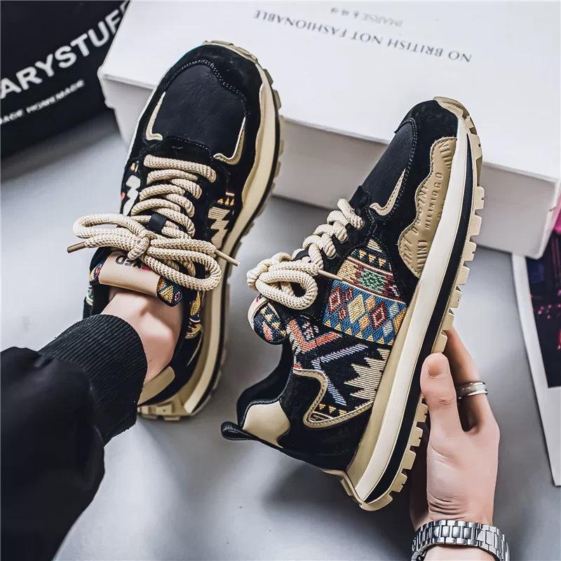 Summer Men's Shoes New Breathable Youth Shoes Men's Trend Versatile Platform Sports Shoes Casual Running Shoes