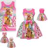 Vestito Ragazza Capibara con Fiocco a Farfalla per Festa Primavera Autunno Bambini