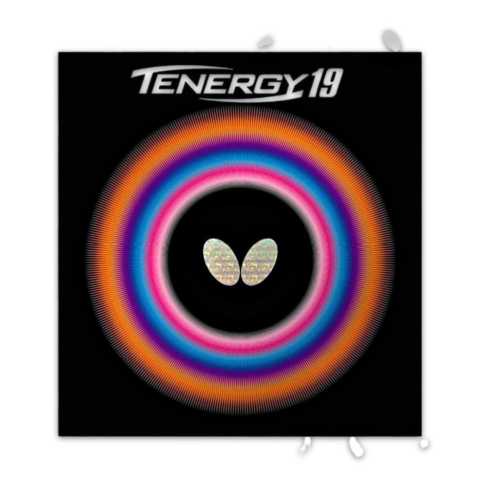 Butterfly Tenergy 19 Table Tennis Rubber High Tension Inverted Spring Sponge 06090 Black Red 1.7 1.9 2.1 mm