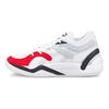 Puma Trc Blaze Court Fashion Comode Assorbimento degli Urti Antiscivolo Resistenti all'Usura Scarpe da Basket Mid-Top Uomo sneaker Bianco Rosso 376582-15