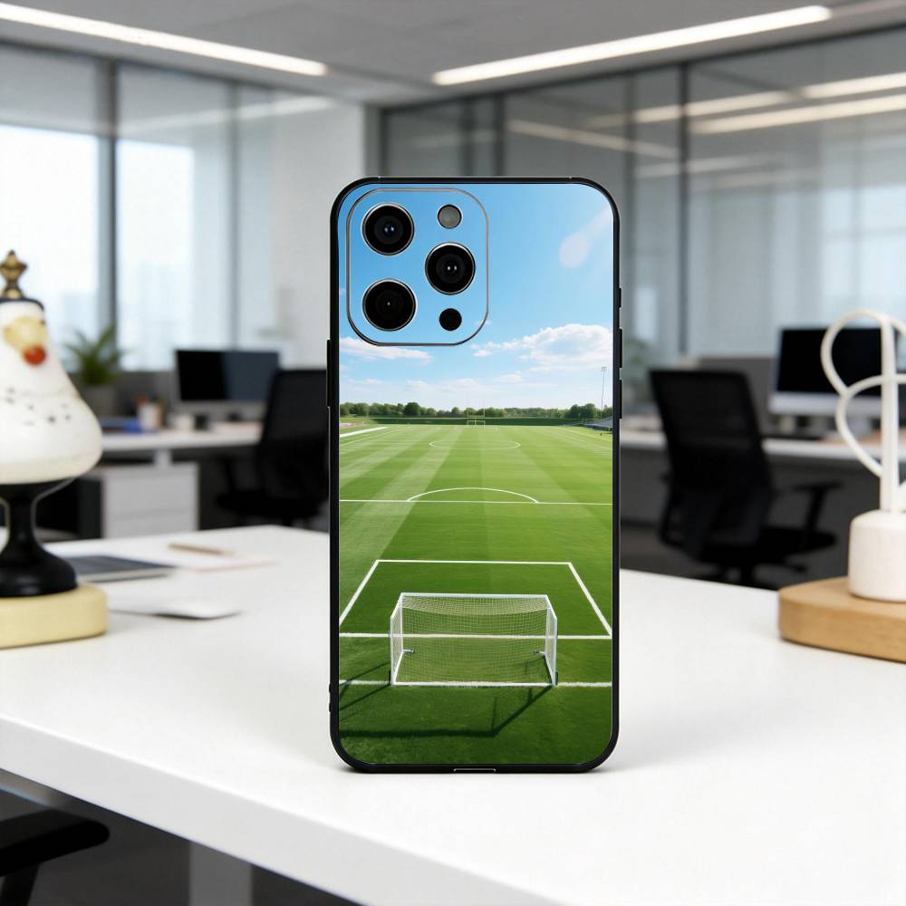 F-Football and G-Green P-Pitch Phone Case Silicone Soft For IPhone 17 16 15 14 13 12 11 X XR Plus Pro Max Plus