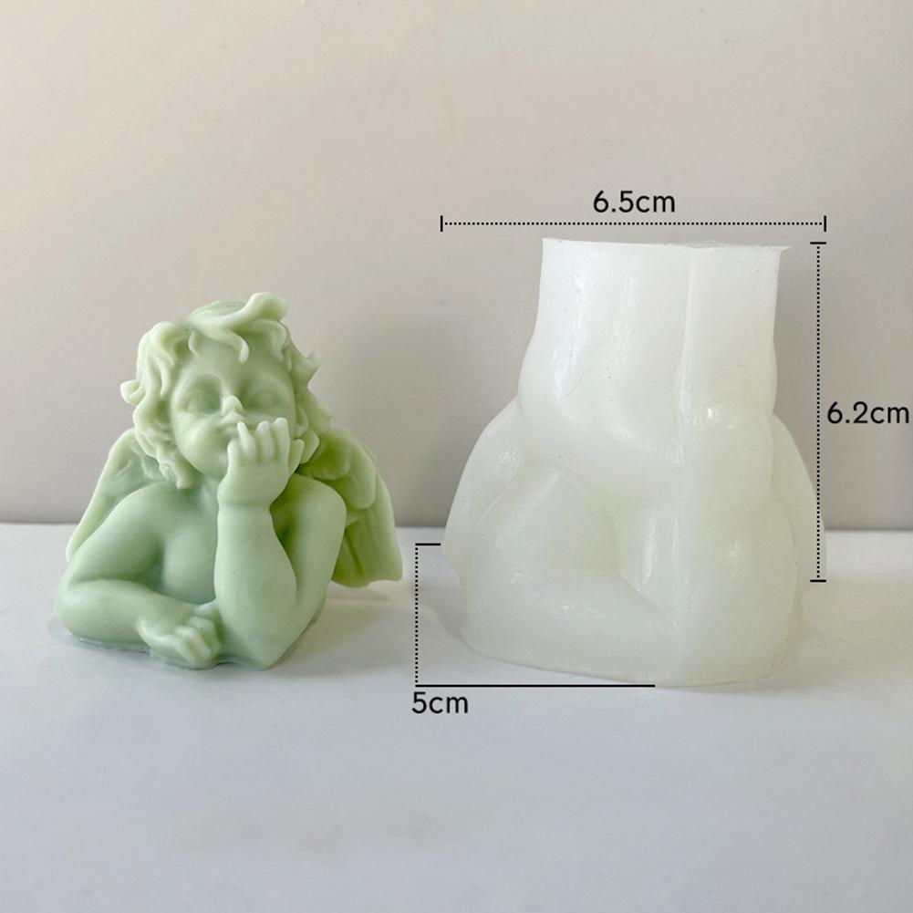 Premium Siliconen Engel Kaars voor Knutselprojecten en Huisdecoratie