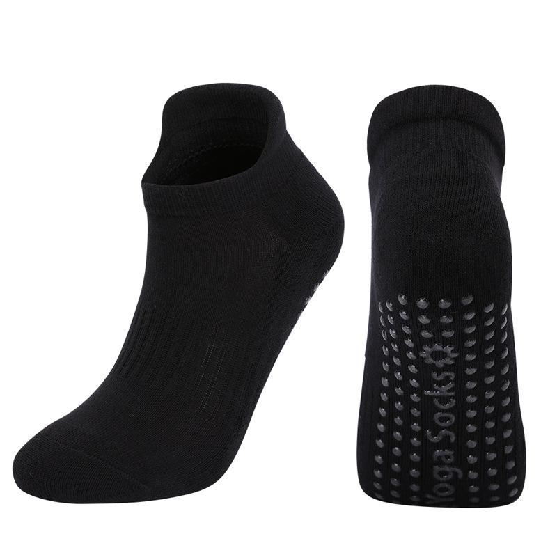 Women Sport Non Slip Yoga Socks with Grips for Pilates Ballet Barre Barefoot Hospital Anti Skid Fitness Exercise Socks