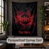 Spersonalizowany gobelin ścienny, Slipknot z własnym tekstem, Miękka tkanina, Sztuka ścienna do dekoracji wnętrz