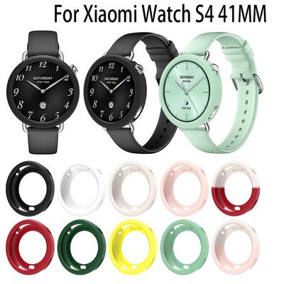 Silicone Protective Case Cover Shell For Xiaomi Mi Watch S4 41MM Replacement Accessories Frame Cases Screen Protective Shell Hot