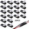 22-20AWG Pluggable Wire Connector 2pin Led Light Cable Connector  Wire Connection