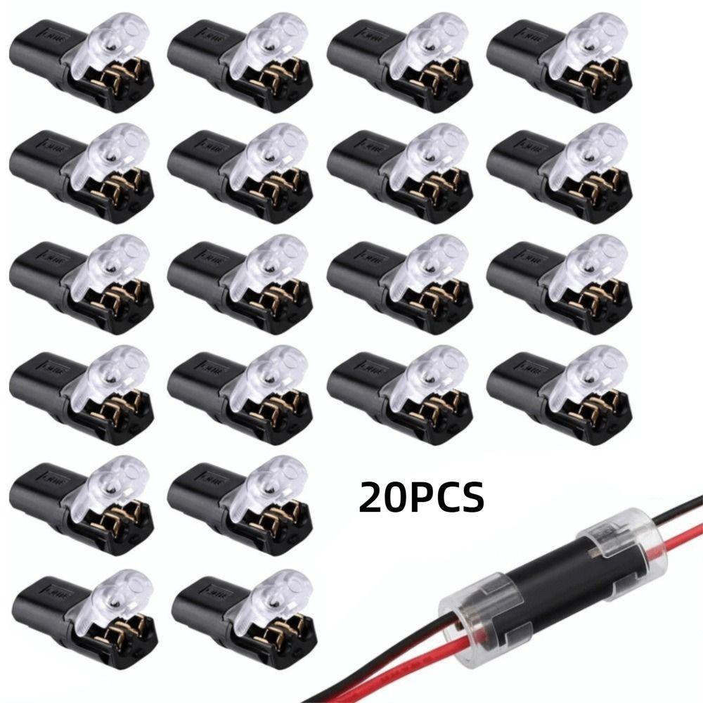 22-20AWG Pluggable Wire Connector 2pin Led Light Cable Connector Wire Connection