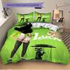 3pcs Luck Quilt Cover Set, Soft and Cozy Bedroom, Guest Room and Dorm Decorative Bedding 3-Piece Set 1 Quilt Cover + 2 Pillow Shams.Q065