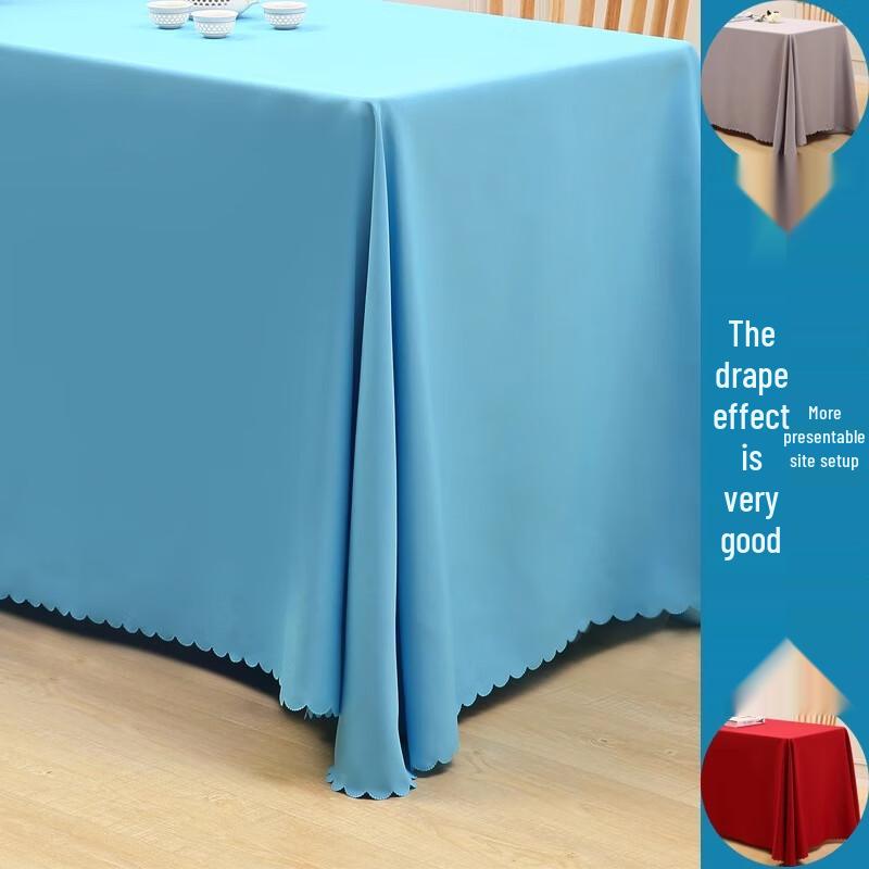 Anluying Solid Color Fabric Tablecloth