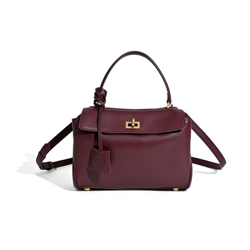 New Leather Tote Bag Women's Large-capacity Shoulder Messenger Bag Commuter Underarm Bag Versatile Light Luxury High-end Bag