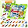 Parking Lot Puzzle Slide Permanent Magnetic Educational Brain Time 750 22 Fun for Beginners and Advanced Dementia English Instructions Included Toy,