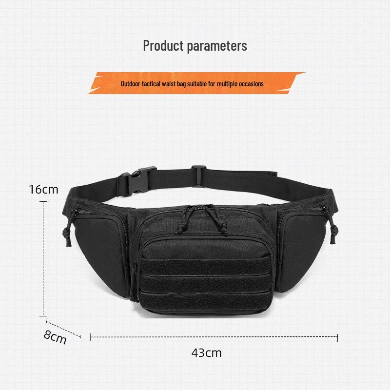 Unisex Multifunctional Outdoor Waist Bag for Sports and Storage