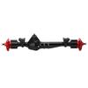 RC Metal Rear Axle Assembly for AXIAL RBX10 Ryft 110 RC Car Upgrade Parts Accessories(Black Red )