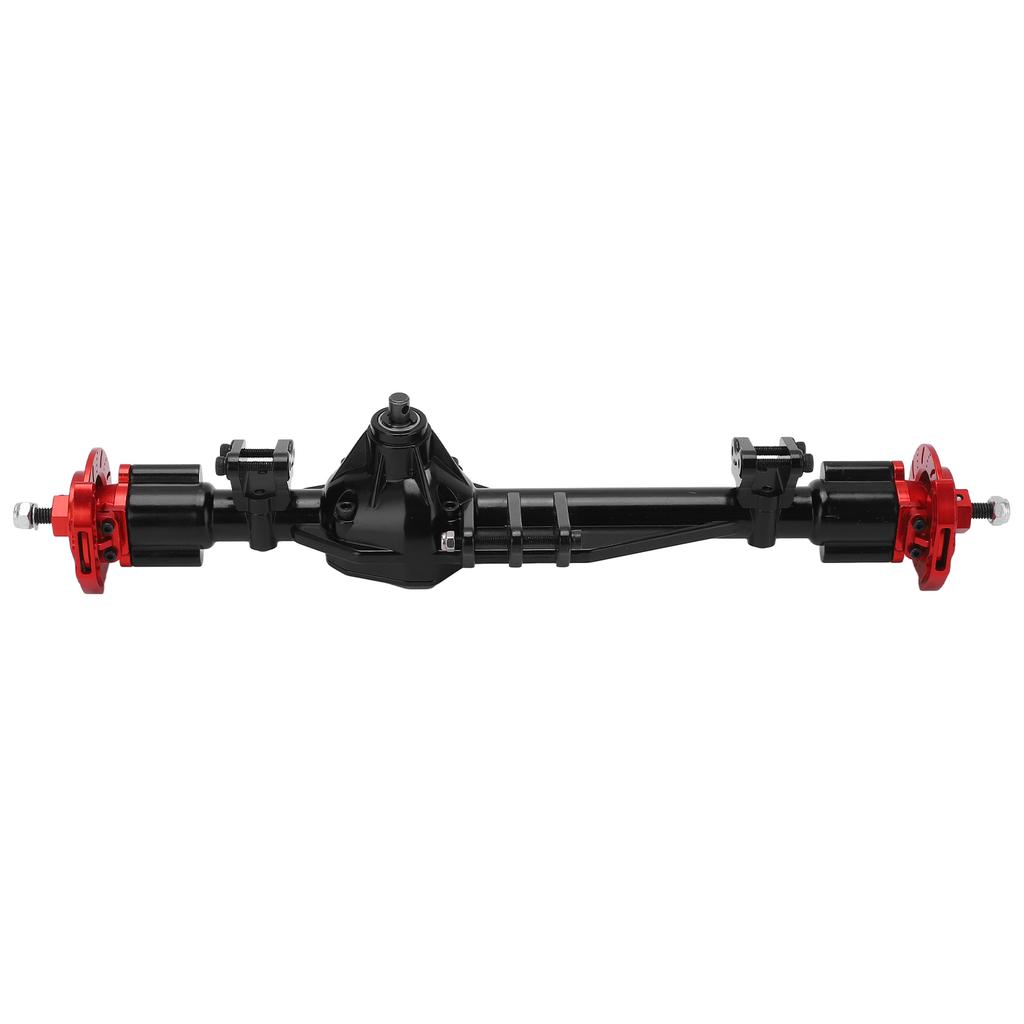 RC Metal Rear Axle Assembly for AXIAL RBX10 Ryft 110 RC Car Upgrade Parts Accessories(Black Red )