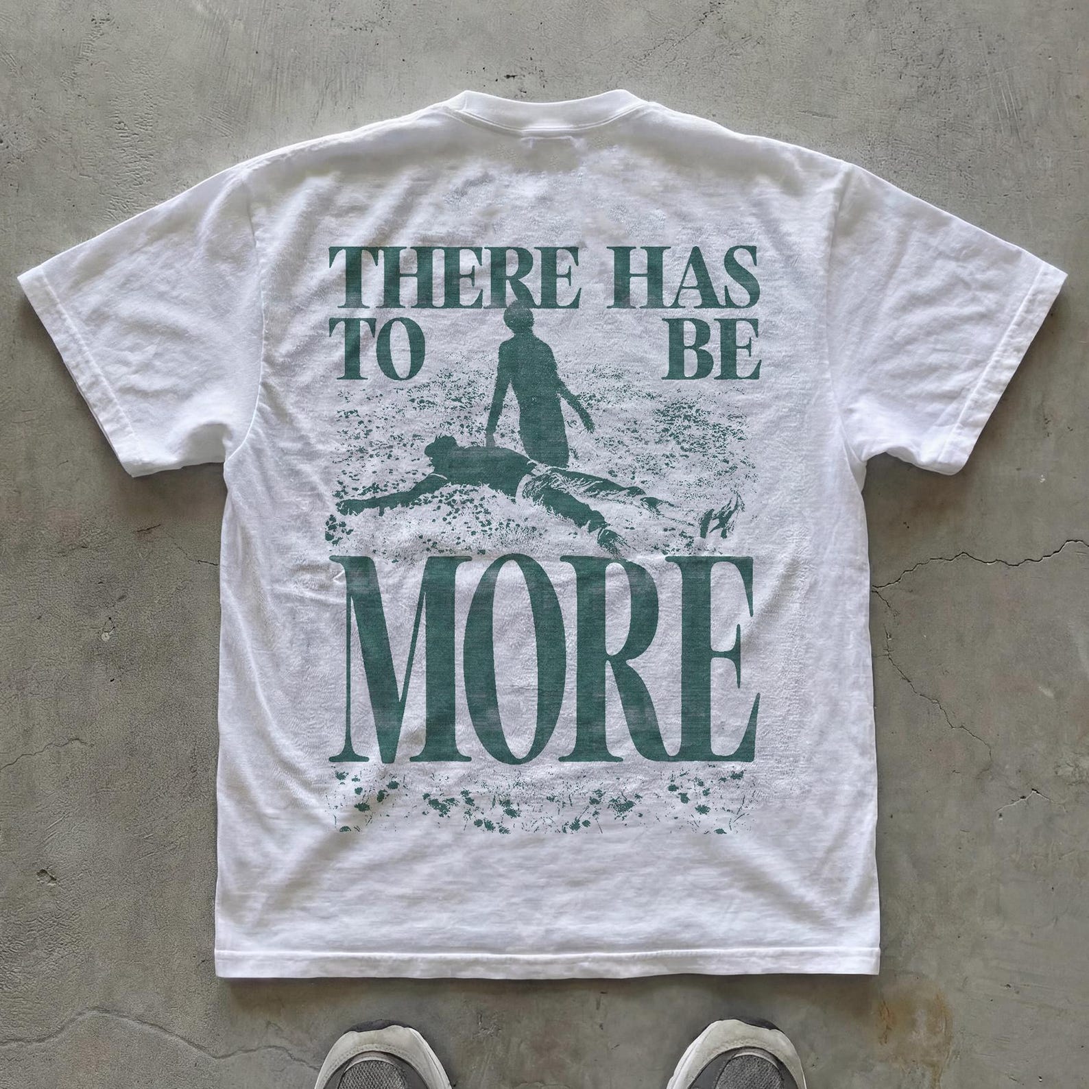 Minimalist There Has To Be More T-Shirt, Unisex Cotton Artwear 2XL