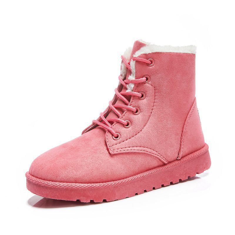 

Новые женские зимние бархатные сноуборд-сапоги: Теплый, плотный, хлопковый, в стиле Мартина, большие размеры. арбуз красный