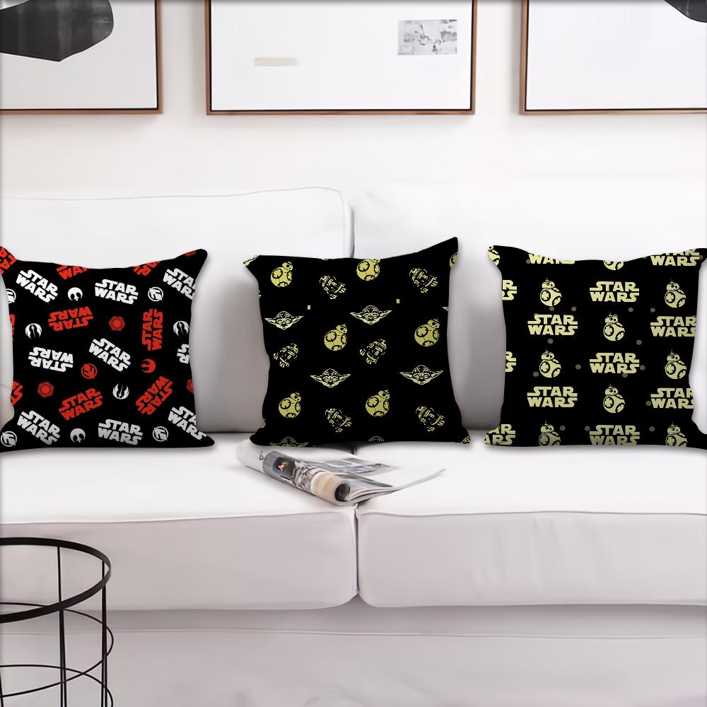 S-Star Wars Moive Cushion Cover For Pillow Printing Sofa Decoration Home Car Room Coffee Shop Office Nordic Simplicity