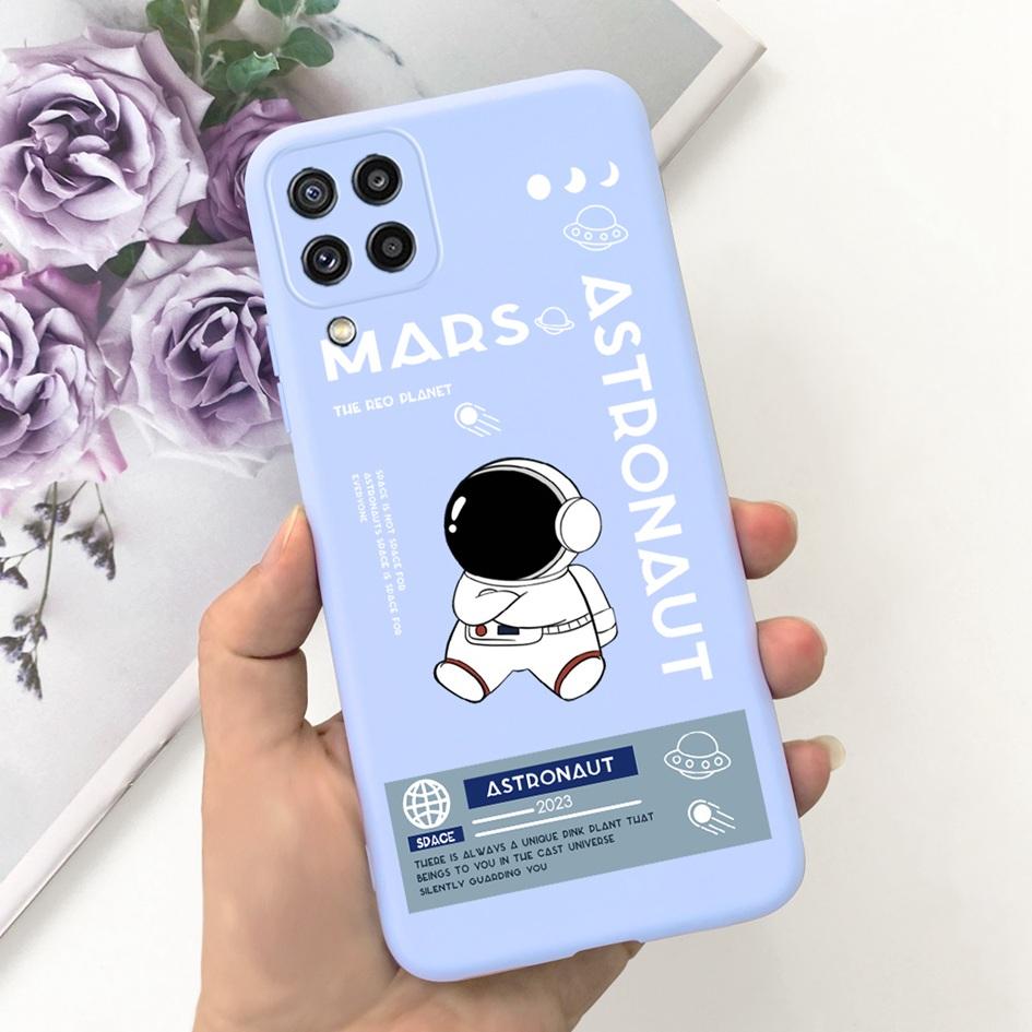 For Samsung M32 4G Case M325 SM-M325F Cover Cute Astronaut Duck Cat Phone Soft Funda On Samsung Galaxy M32 Bumper M 32 Protector