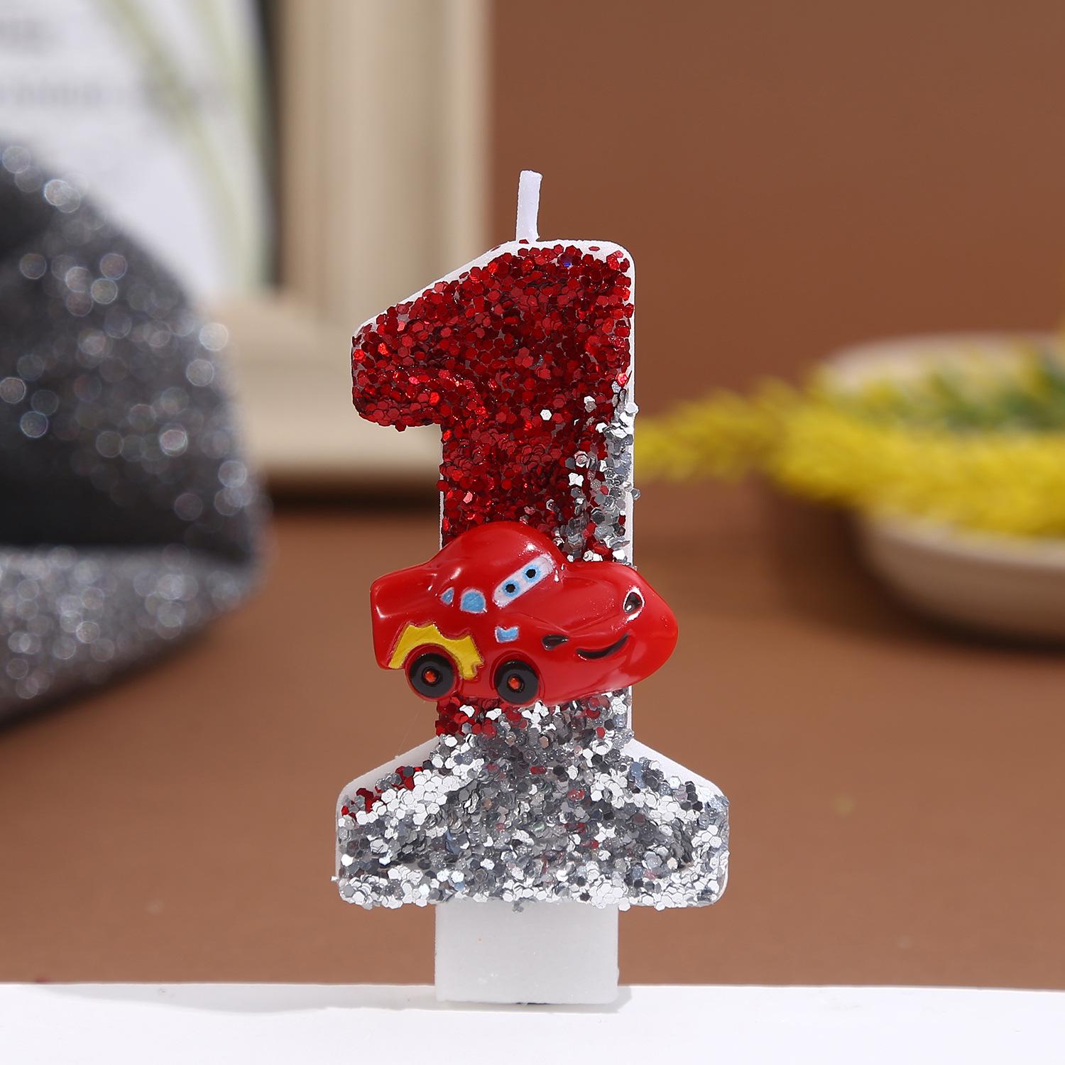 Lightning McQueen Creative Digital Candle