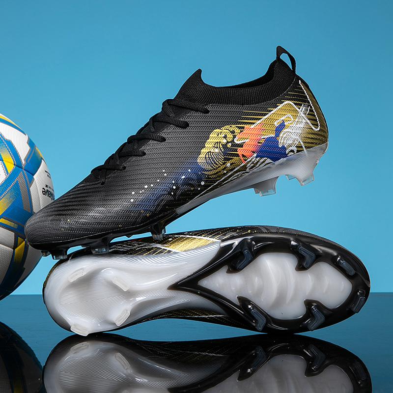 High Top Football Boots Men Soccer Shoes Professional Football Field Cleats Teenager's Athletic Sneakers Football Training