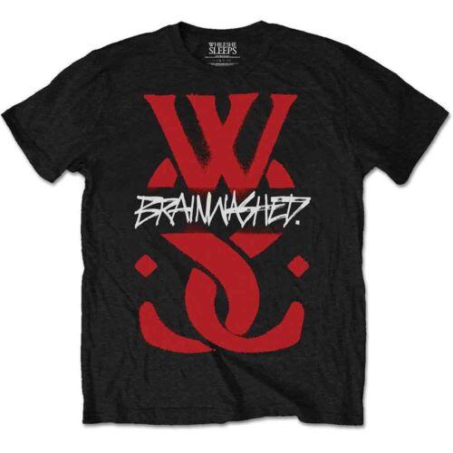 While She Sleeps Brainwashed Logo T-Shirt Black New M