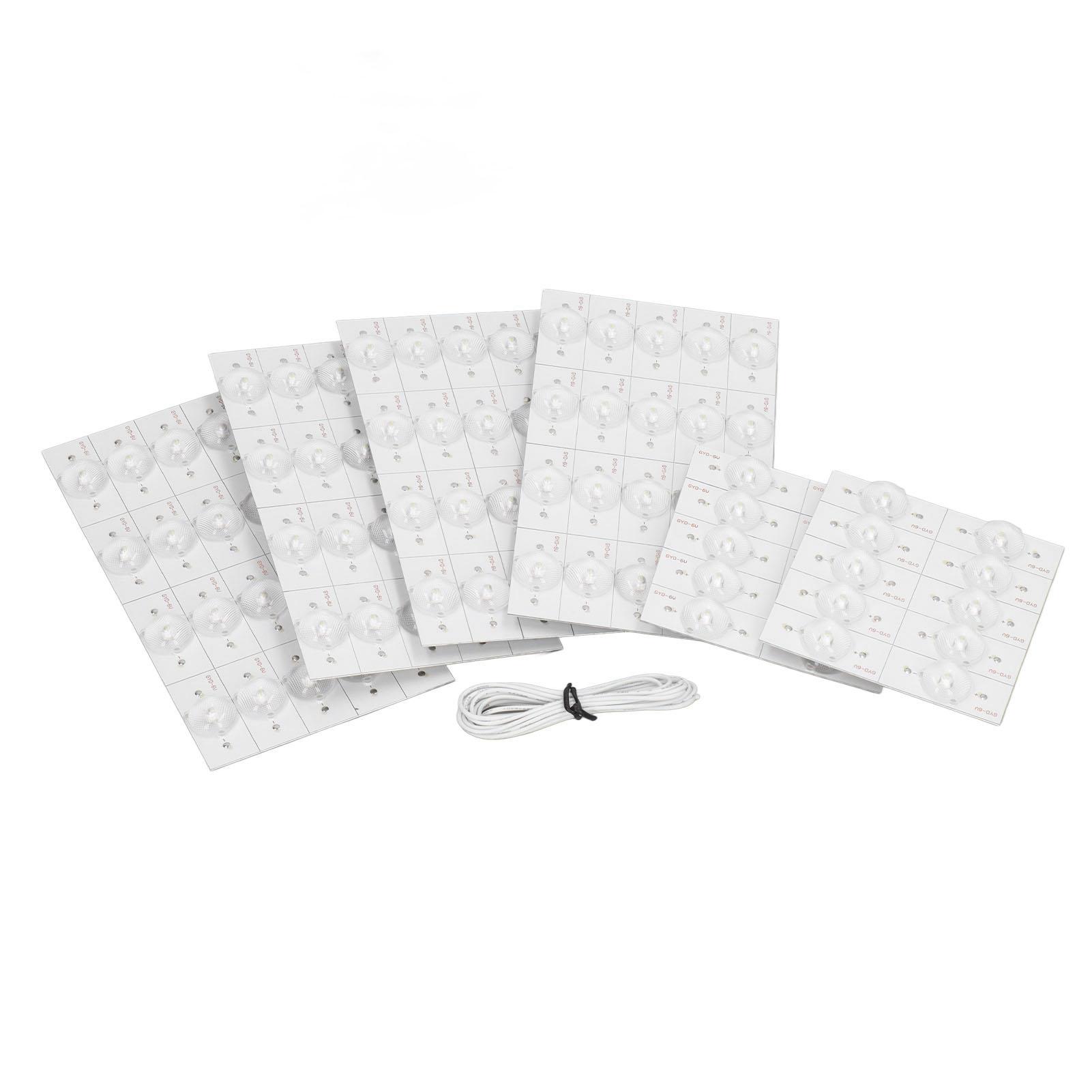 

100 шт. линзовых бусин 6 В прозрачные круглые светодиодные аксессуары высокой яркости для 32Ремонт телевизоров 65 дюймов