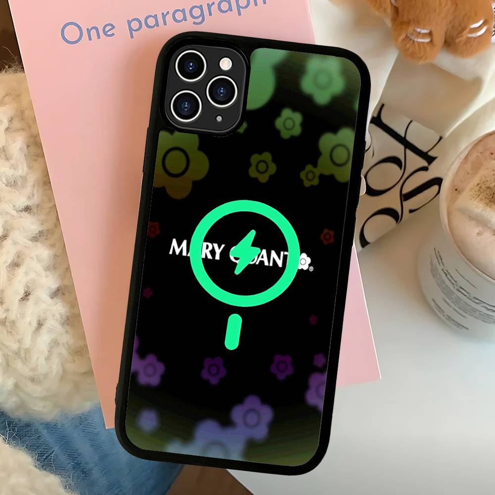 Fashion M-Mary Q-Quant For Magnetic Wireless Phone Case For IPhone 17 16 15 14 13 12 11 Pro Max Plus Mag Phone Cover