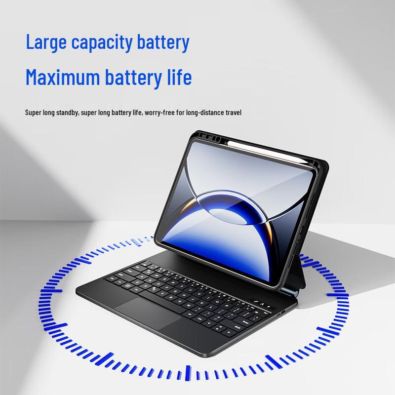 Kushida Magnetic Suspension Smart Touch Bluetooth Keyboard Case