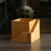 Multifunctional Succulent Flowerpot Yellow Blue Wood Desktop Sundries Organizer Cuctus Planter Box Finishing Box Storage Box