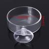  Shrimp Feeding Dish with Sucker Glass Bowls Round Tray Aquarium Fish Feeder