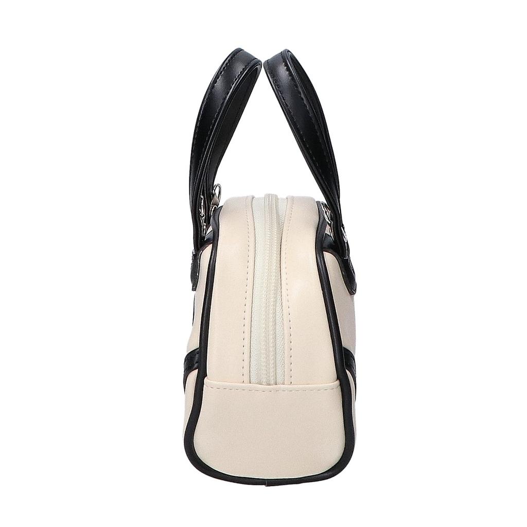 Emis [Good Condition] VINTAGE TOTE 2WAY Shoulder Mini Handbag Ivory / BlackUsed