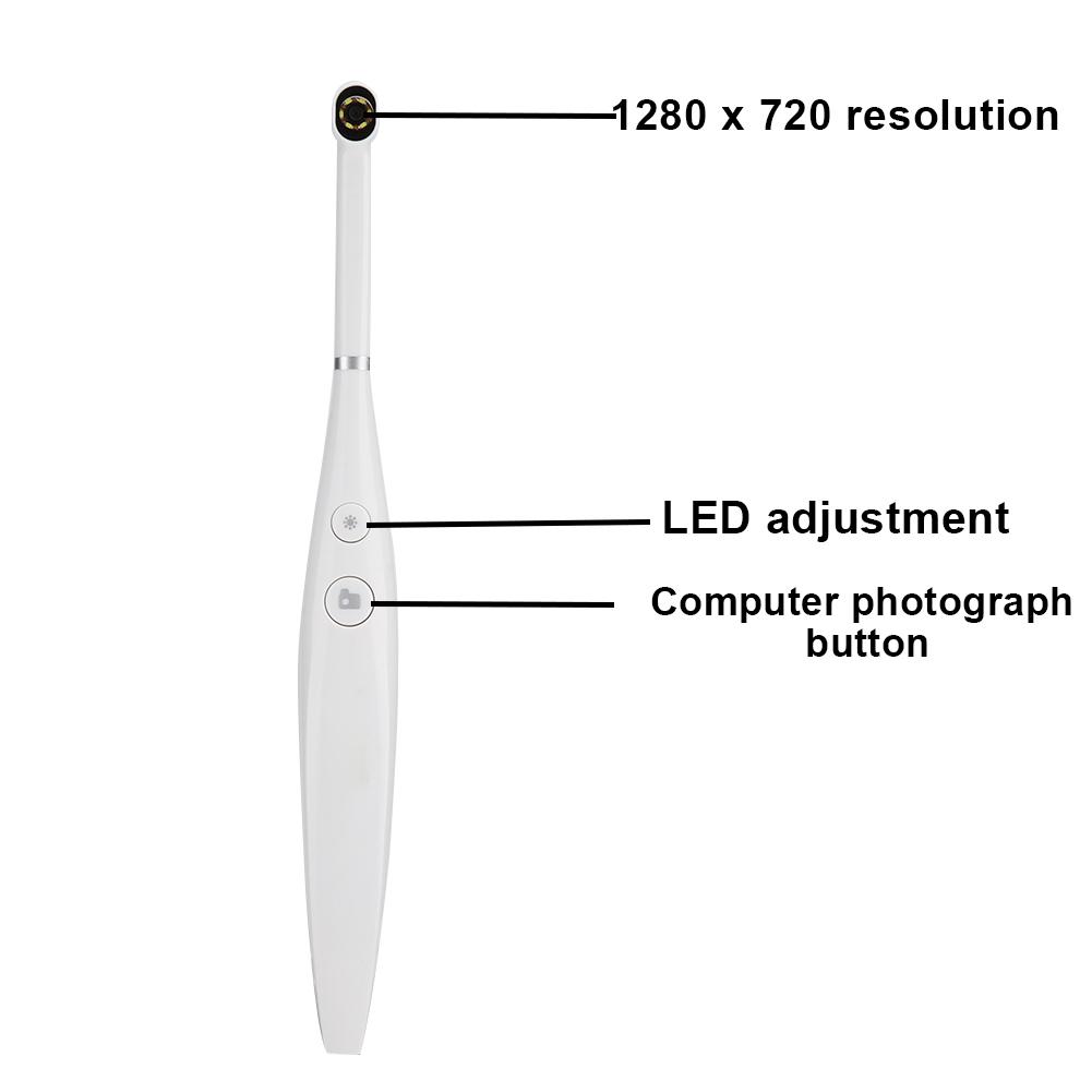 USB 2.0 Visual Oral Cavity 2 MP Sensor IP 67 Waterproof Endoscope for Android Micro C Interface