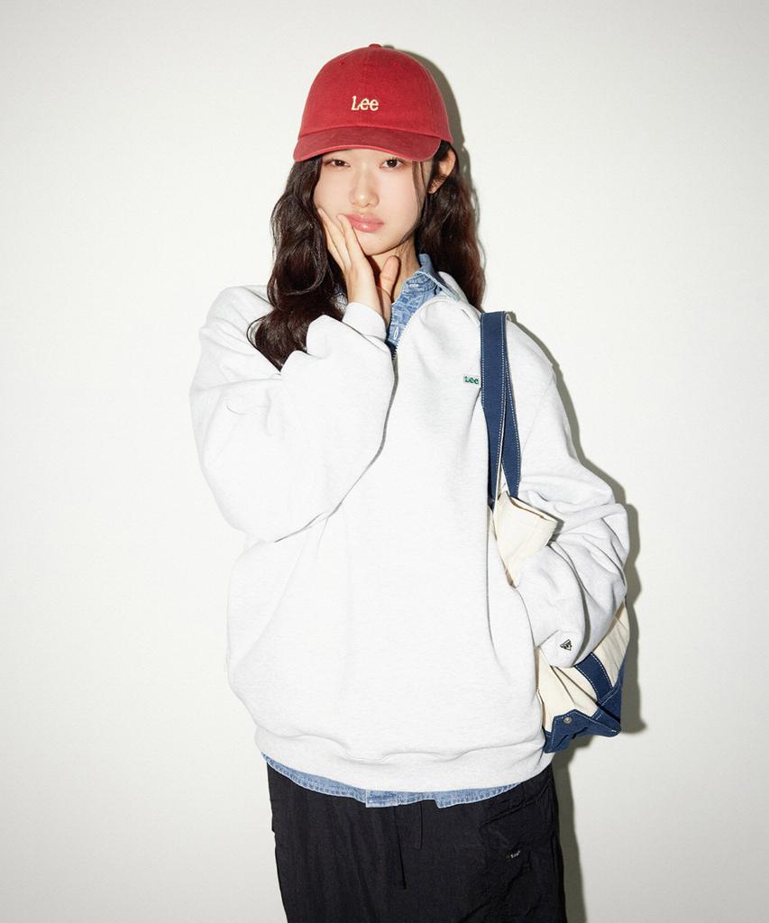 LEE Small Twitch Logo Cotton Ball Cap Red