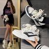 Zhao Ruth Xiaobai Shoes Women's 2025 New Versatile Casual Platform Dad Shoes Women's Skateboard Single Shoes Breadboard Shoes Women