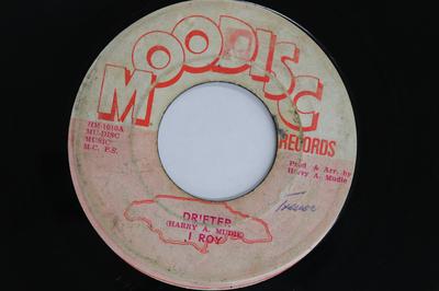 7inch Record I ROY  Drifter HM1010 MOODISC RECORD 1971 Jamaica Reggae Ska  Dub Used